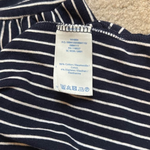 Boden Blue and White A-Line Dress with Raglan Sleeves - Picture 7 of 7